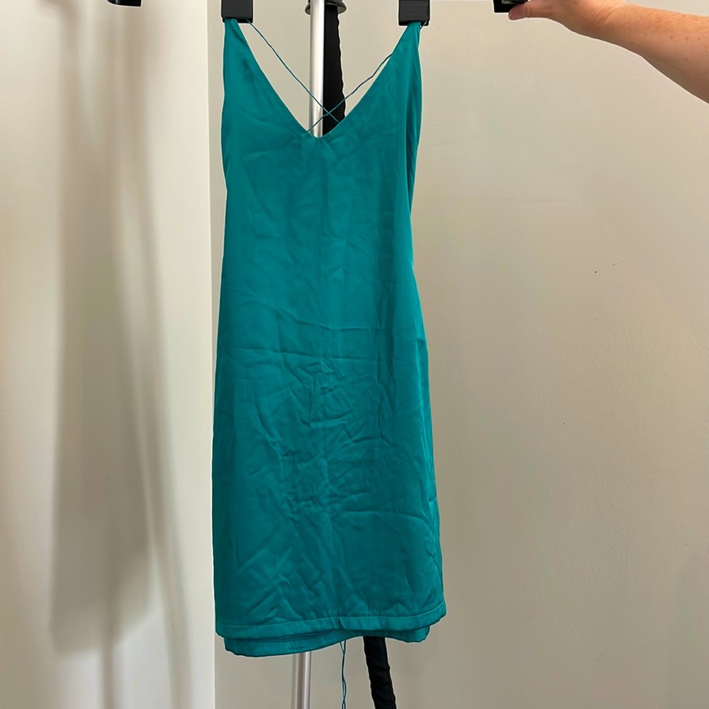 BEGINNING BOUTIQUE ANDIE DRESS EMERALD *never worn*